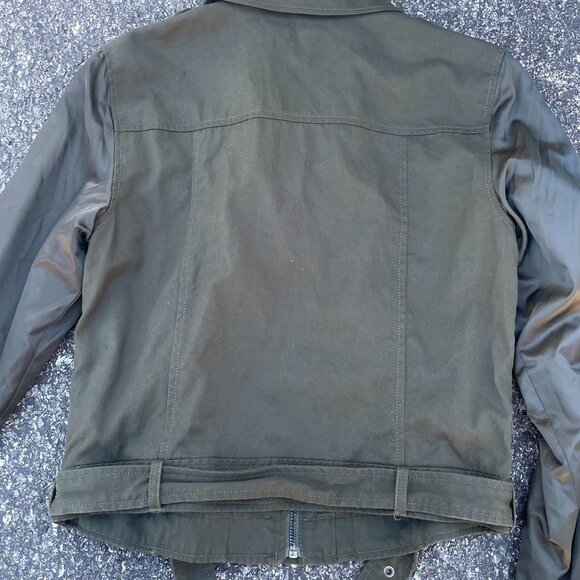 Paige “Sheryl” Olive Green Bomber Jacket - Picture 5 of 6